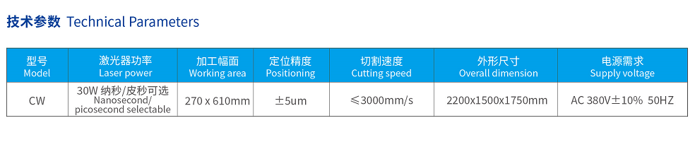 雙工位卷對片皮秒激光快速微加工設(shè)備